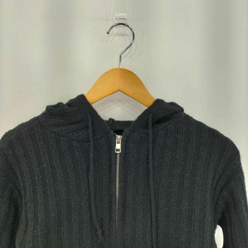 クロップドジップアップパーカー レディース XL