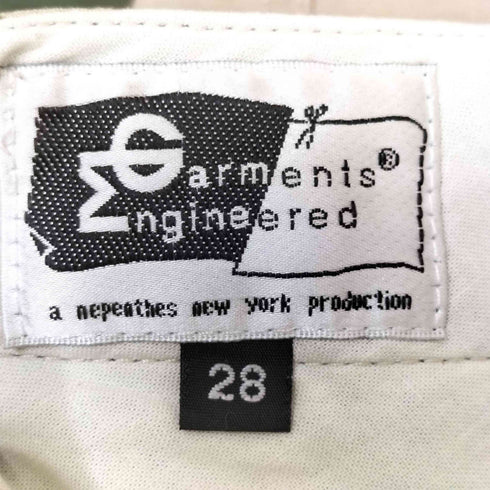 エンジニアードガーメンツ Engineered Garments USA製 旧タグ クロップド カーゴ ショーツ TALON ジップ メンズ 28