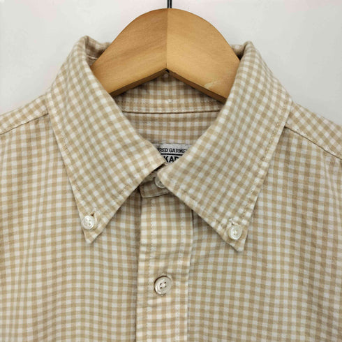 エンジニアードガーメンツ Engineered Garments WORKADAY USA製 ギンガムチェック ボタンダウンシャツ メンズ JPN:XS