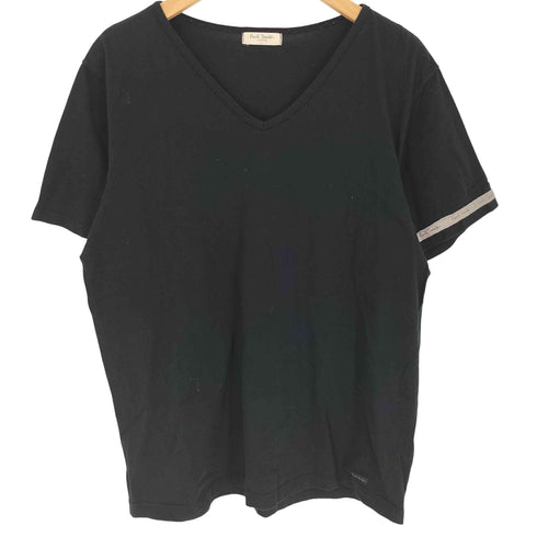 ポールスミス Paul Smith 袖ロゴ Vネック 半袖Tシャツ メンズ L