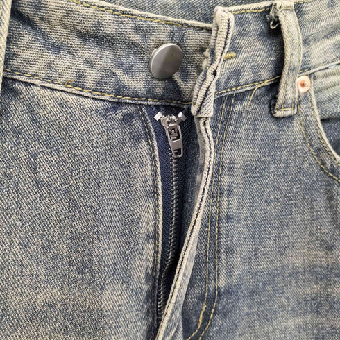 ワイドデニムパンツ メンズ L