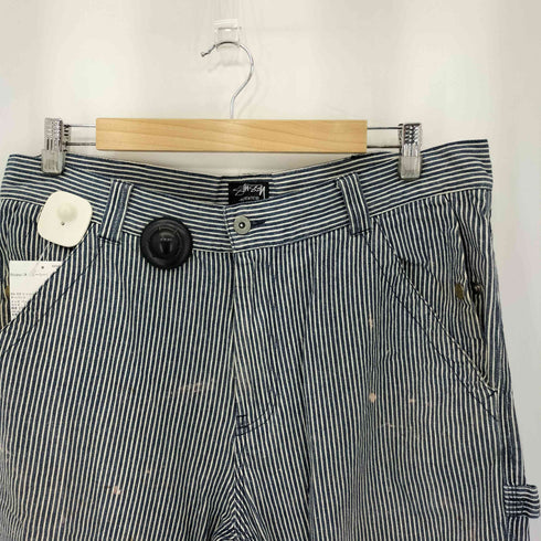 ステューシー Stussy 00s OLD ヒッコリーストライプ ペインターパンツ メンズ 38