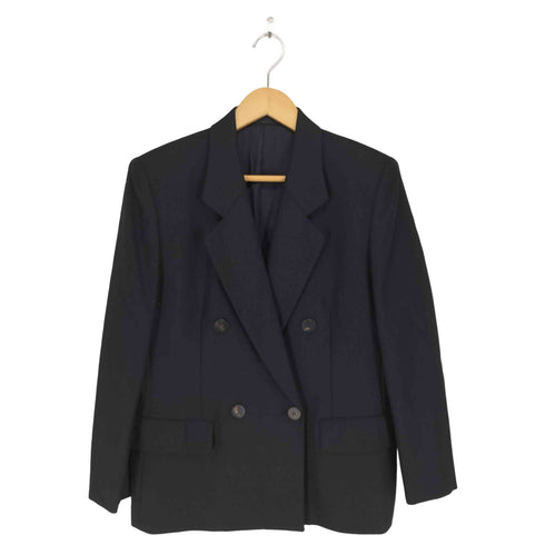 バーバリーズ BURBERRYS CASHMERE&WOOL カシミヤ混 ダブルジャケット スカート セットアップ レディース 9AR