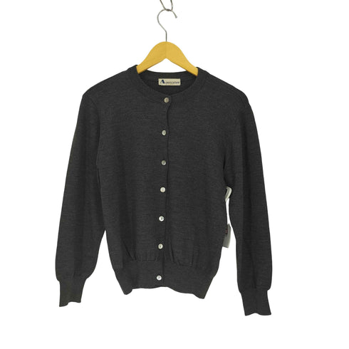 アクアスキュータム AQUASCUTUM クルーネック ウールカーディガン レディース 9