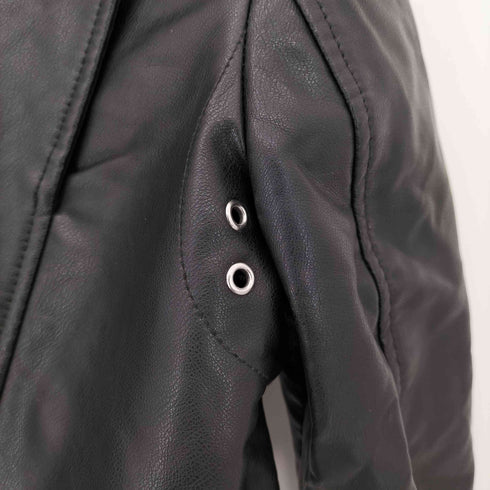 ザラ ZARA フェイクレザージャケット レディース L