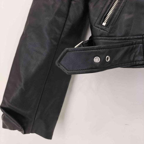 ザラ ZARA フェイクレザージャケット レディース L