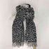 ソニアリキエル SONIA RYKIEL CASHMERE&WOOL カシミヤ混 ヒョウ柄 マフラー レディース