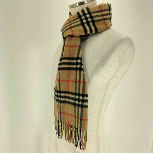 バーバリーズ BURBERRYS PURE CASHMERE ノヴァチェック マフラー レディース