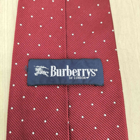 バーバリーズ BURBERRYS ドット柄シルクネクタイ メンズ