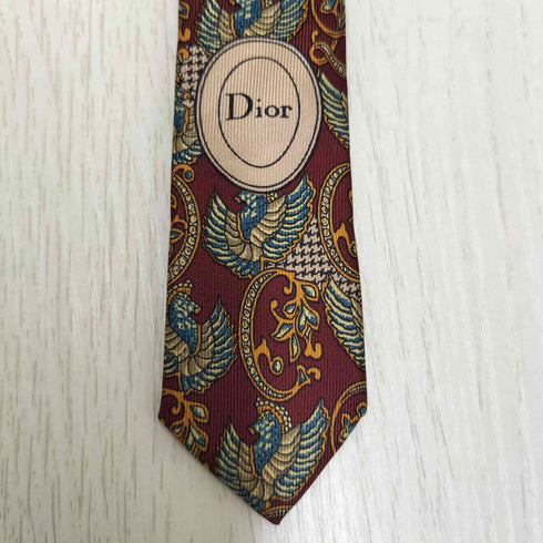 クリスチャンディオール Christian Dior MONSIEUR 総柄シルクネクタイ メンズ