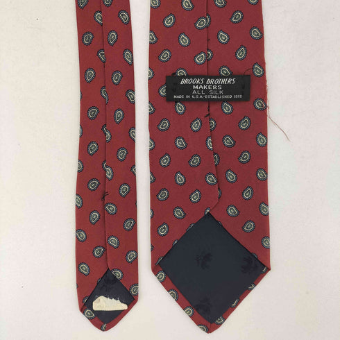 ブルックスブラザーズ BROOKS BROTHERS MAKERS ペイズリー柄シルクネクタイ メンズ