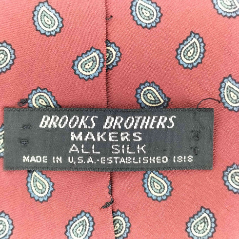 ブルックスブラザーズ BROOKS BROTHERS MAKERS ペイズリー柄シルクネクタイ メンズ