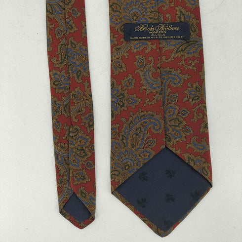 ブルックスブラザーズ BROOKS BROTHERS MAKERS ペイズリー柄シルクネクタイ メンズ