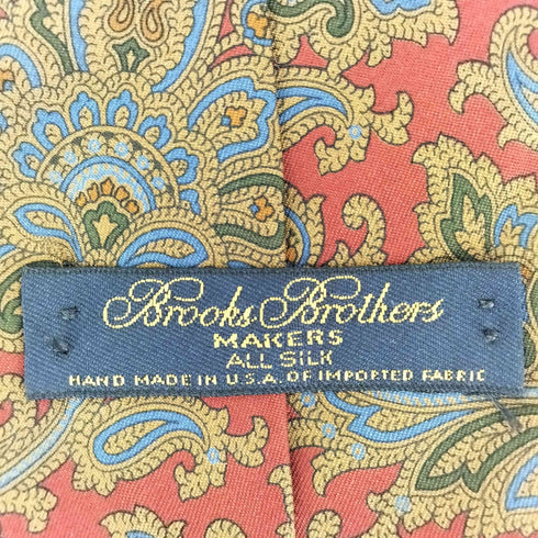 ブルックスブラザーズ BROOKS BROTHERS MAKERS ペイズリー柄シルクネクタイ メンズ