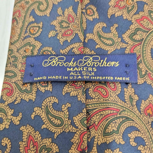 ブルックスブラザーズ BROOKS BROTHERS MAKERS ペイズリー柄シルクネクタイ メンズ