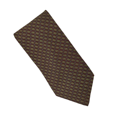 アクアスキュータム AQUASCUTUM 総柄シルクネクタイ メンズ