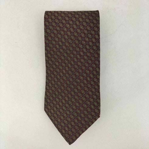 アクアスキュータム AQUASCUTUM 総柄シルクネクタイ メンズ