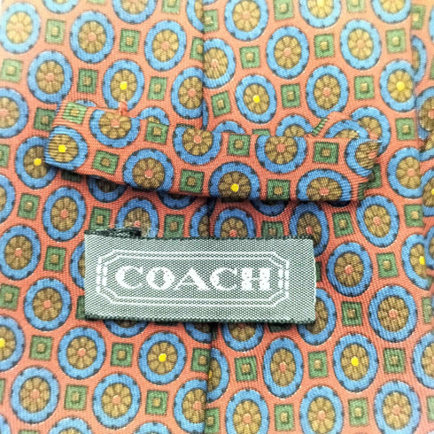コーチ COACH 総柄シルクネクタイ メンズ