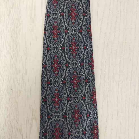 ランバン パリ LANVIN PARIS 総柄シルクネクタイ メンズ