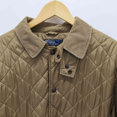 ポロバイラルフローレン Polo by RALPH LAUREN 襟/袖 コーデュロイ チンスト ハンティング キルティングジャケット メンズ import:L