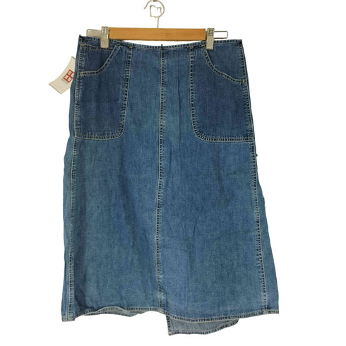 ギャップ Gap 00S デニムラップスカート レディース 4