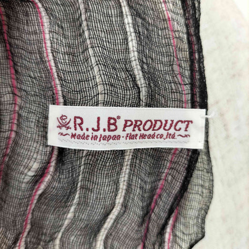 フラットヘッド FLAT HEAD R.J.B Product ストライプストール メンズ