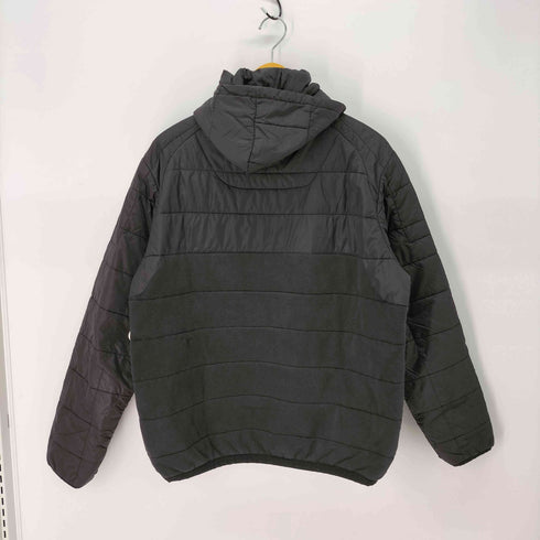 ポロラルフローレン POLO RALPH LAUREN ポニー刺繍 スウェット切替 中綿 フーデッド ナイロンジャケット メンズ import:XL