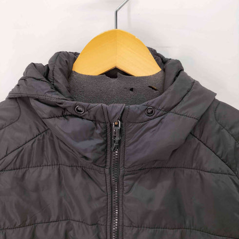 ポロラルフローレン POLO RALPH LAUREN ポニー刺繍 スウェット切替 中綿 フーデッド ナイロンジャケット メンズ import:XL