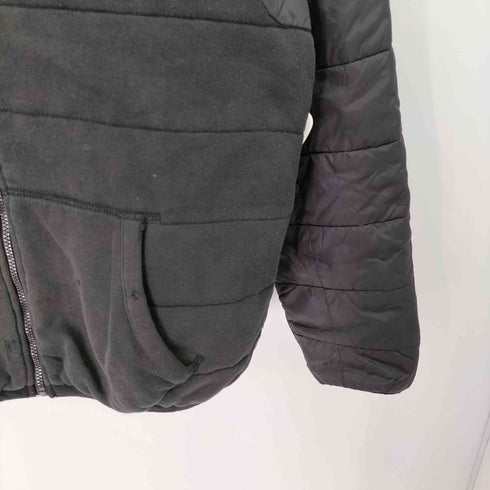 ポロラルフローレン POLO RALPH LAUREN ポニー刺繍 スウェット切替 中綿 フーデッド ナイロンジャケット メンズ import:XL