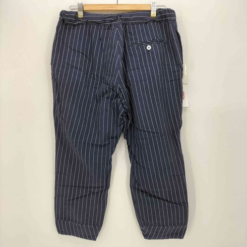 ゼロエイトサーカス 08sircus イージー ウエスト シアサッカー ストライプ パンツ メンズ