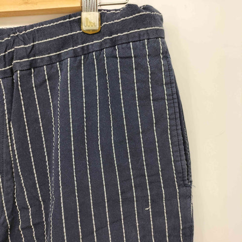 ゼロエイトサーカス 08sircus イージー ウエスト シアサッカー ストライプ パンツ メンズ
