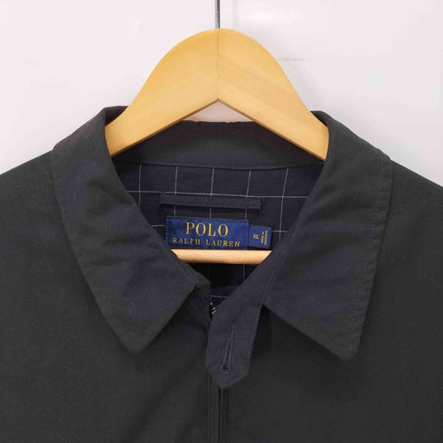 ポロラルフローレン POLO RALPH LAUREN ポニー刺繍 裏地チェック 襟裏切替 スウィングトップ メンズ import:XL