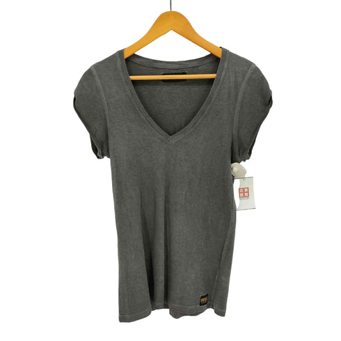 ディーゼル DIESEL 袖カットオフ ピグメント 加工 S/S Vネック カットソー Y2K メンズ