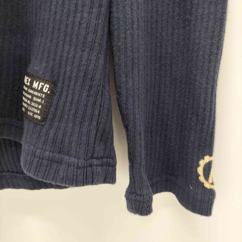 アヴィレックス AVIREX ステンシル リブ Vネック カットソー メンズ JPN:L