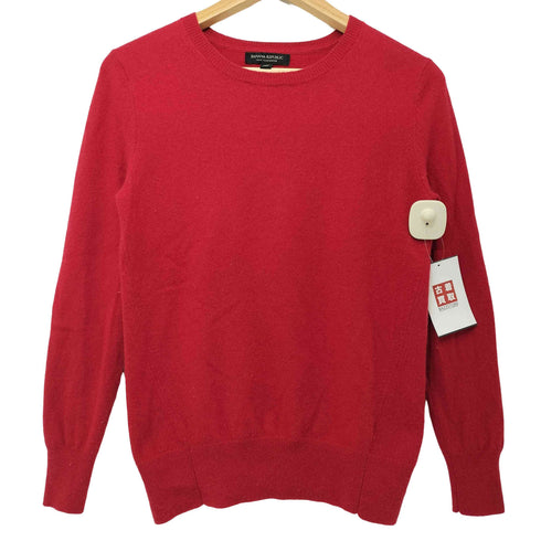 バナナリパブリック BANANA REPUBLIC CASHMERE CREW カシミヤ100 クルーネック セーター レディース import:XS