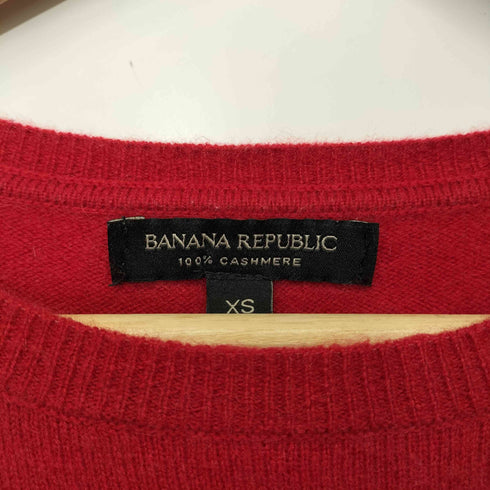 バナナリパブリック BANANA REPUBLIC CASHMERE CREW カシミヤ100 クルーネック セーター レディース import:XS