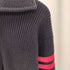 アルマーニコレツィオーニ ARMANI COLLEZIONI イタリア製 ダブルジップ 袖ライン ニットカーディガン メンズ 48