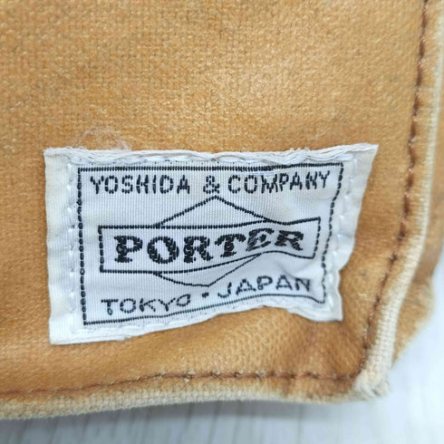 ポーター PORTER フリースタイル キャメル ウエストバッグ メンズ