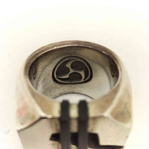 G-IRON SILVERWORKS エボニー 梵字 513 三つ巴 リング SV925 メンズ