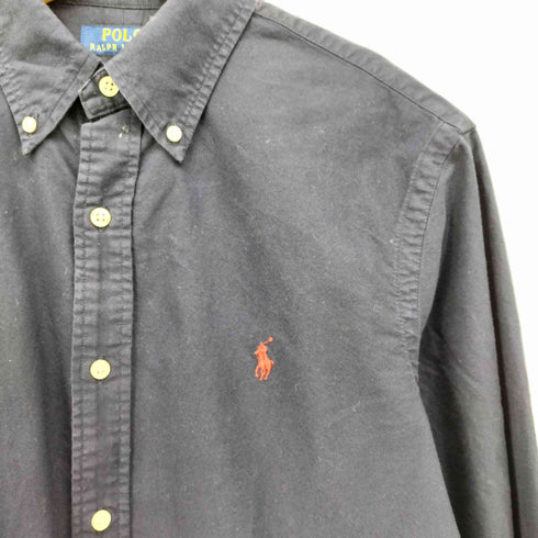 ポロラルフローレン POLO RALPH LAUREN ポニー 刺繍 オックスフォード L/S ボタンダウン シャツ メンズ import:M