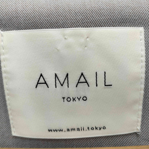 アマイル AMAIL 袖デタッチャブル テーラードジャケット ワイドスラックス レディース FREE