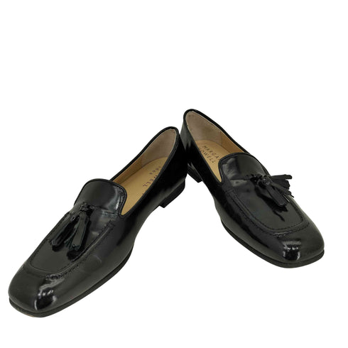 マーガレットハウエルアイデア Margaret Howell idea エナメル レザー タッセル ローファー レディース 23.5