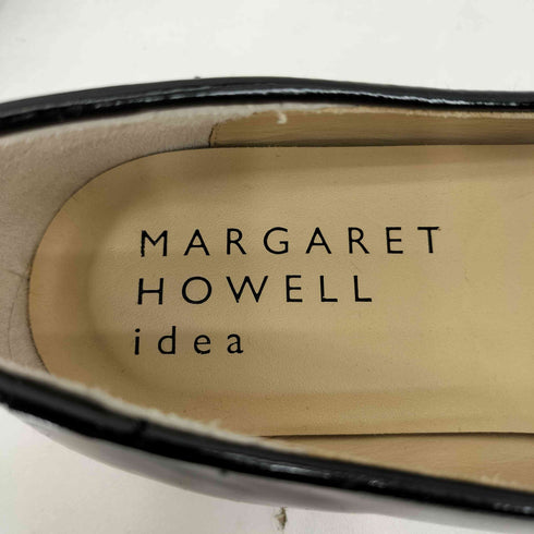 マーガレットハウエルアイデア Margaret Howell idea エナメル レザー タッセル ローファー レディース 23.5