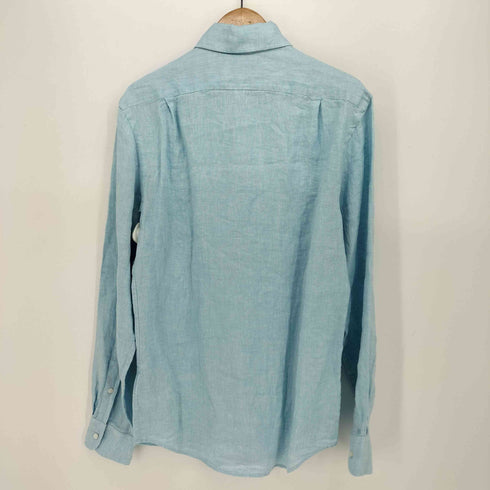 ラルフローレンパープルレーベル RALPH LAUREN PURPLE LABEL ホリゾンタルカラー L/S リネン シャツ メンズ import:S