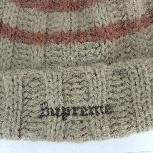 シュプリーム Supreme 24AW Brushed Stripe Beanie ニット帽 メンズ