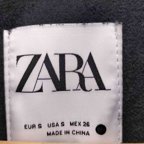 ザラ ZARA フェイクレザー シャツワンピース レディース JPN:S