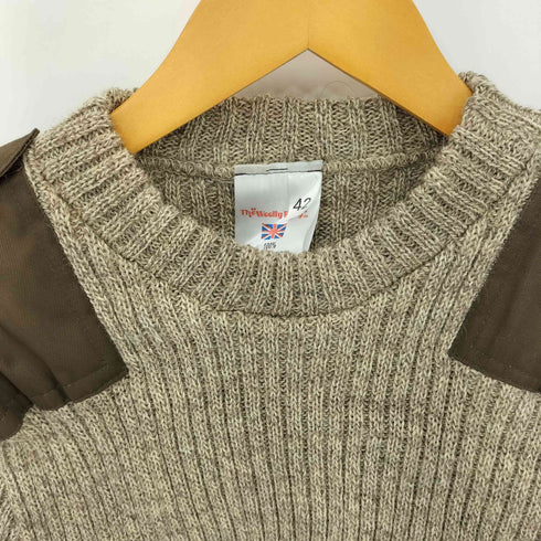 ウーリープーリー The woolly pully ミリタリー コマンド ウール ニットセーター メンズ 42