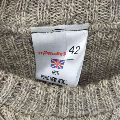 ウーリープーリー The woolly pully ミリタリー コマンド ウール ニットセーター メンズ 42