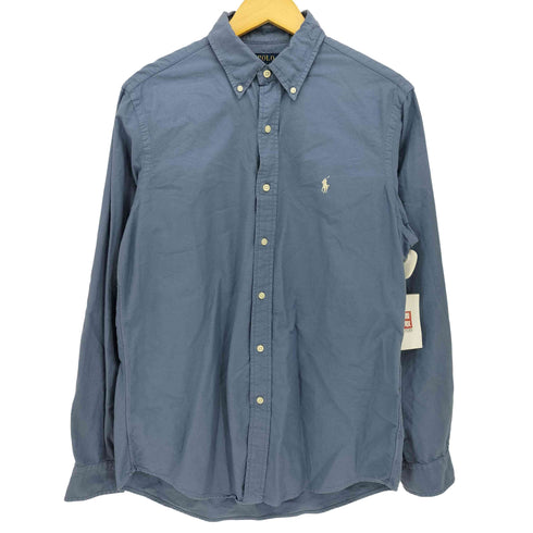 ポロラルフローレン POLO RALPH LAUREN ポニー 刺繍 オックスフォード L/S ボタンダウン シャツ メンズ import:M