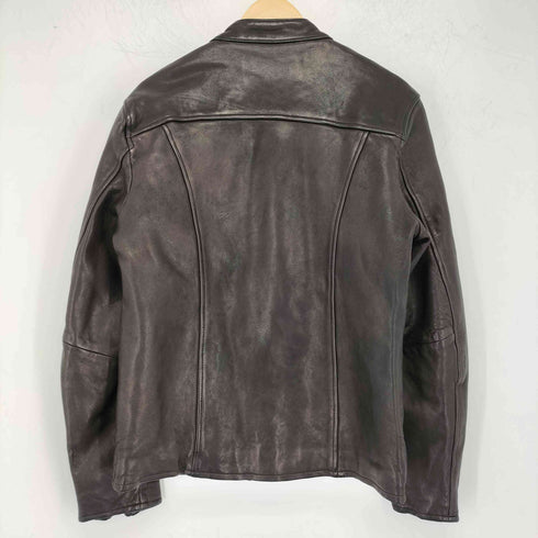 pine al jet leather シープレザー シングルライダースジャケット メンズ import:L